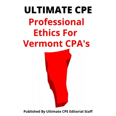 Professional Ethics for Vermont CPAs 2022
